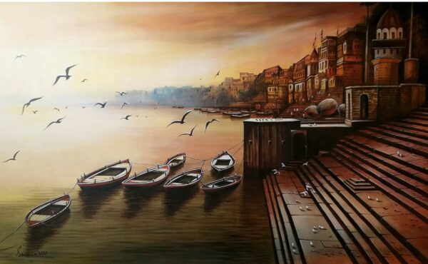 Varanasi-ghat-canvas