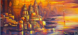 Painting of Varanasi Ghat