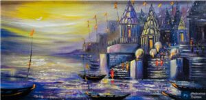 Banaras Ghat Painting