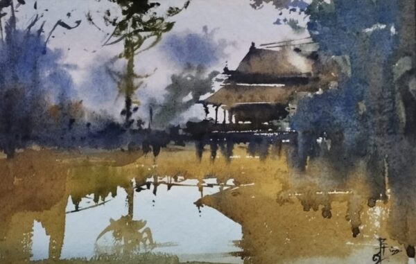 Watercolor Landscape Painting