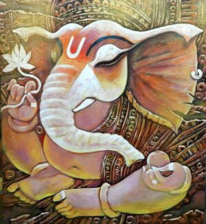 Ekadanta Ganesha Painting