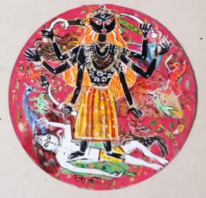 Art Maa Kali Painting