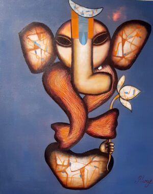 Art Ganpati with a Modern Creative Touch