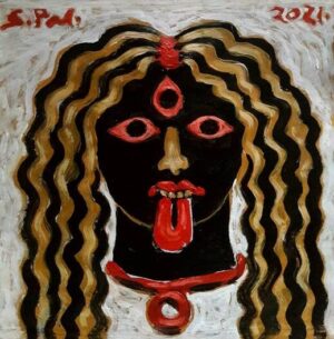 Maa Kali Face Painting