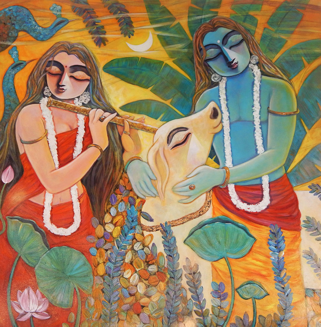 Radha Krishna Painting