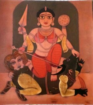 Durga Asur Drawing