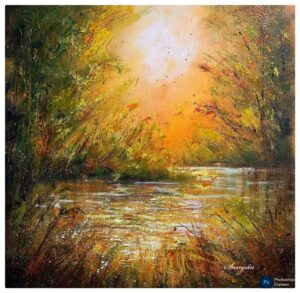 Palette Knife Landscape Painting