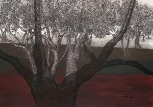 Forest Tree Landscape Contemporary Wall Art