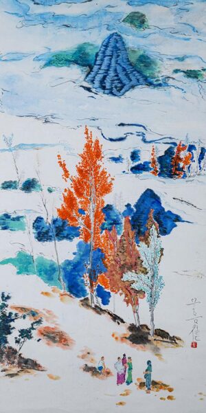 Chinese Ink Landscape Painting