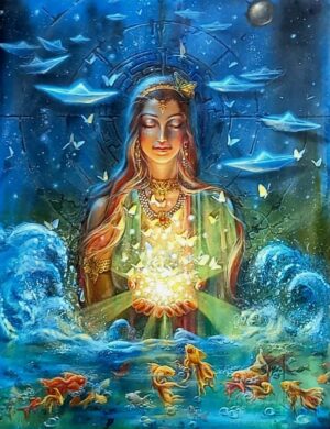 Ethereal Goddess Acrylic Art