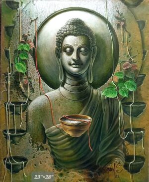 Buddha Meditation Painting
