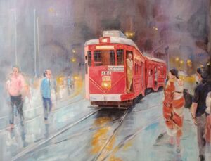 kolkata Tram Artwork