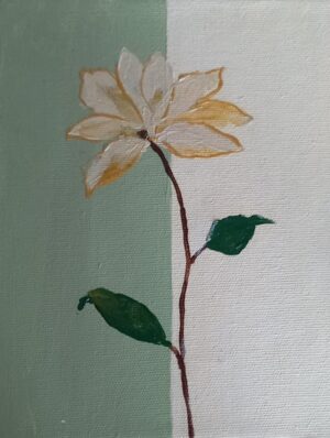 Acrylic Flower Painting