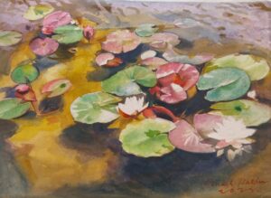 The Lily Pond Painting